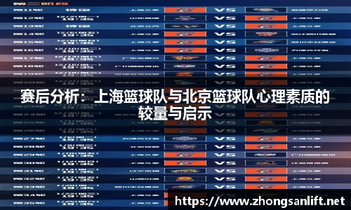 赛后分析：上海篮球队与北京篮球队心理素质的较量与启示