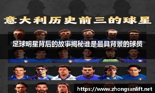 足球明星背后的故事揭秘谁是最具背景的球员